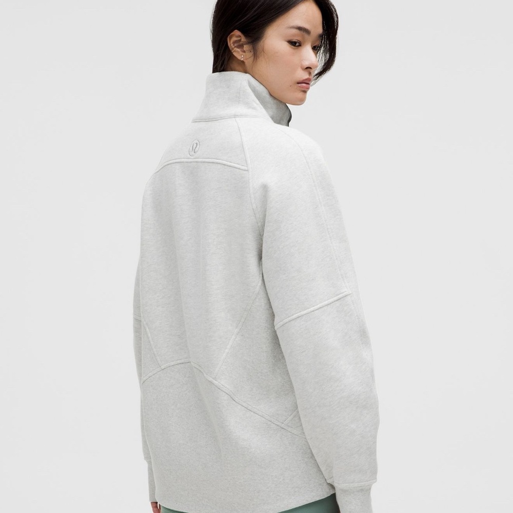 Scuba Oversized Funnel-Neck Half Zip Long XL/XXL. - Picture 2 of 5